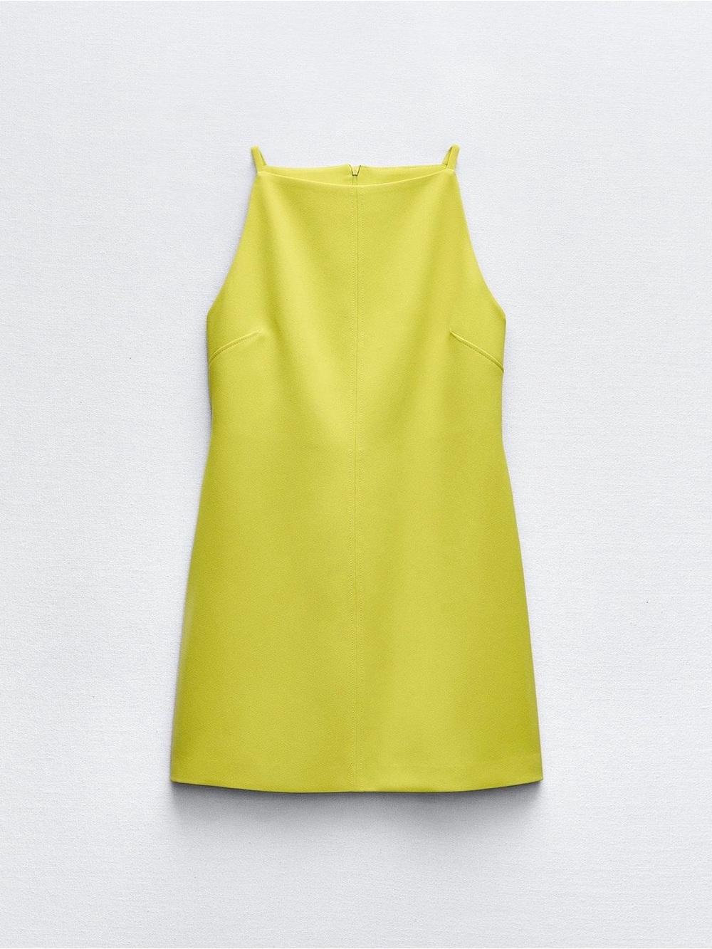 Sleeveless Dress in Lime Green